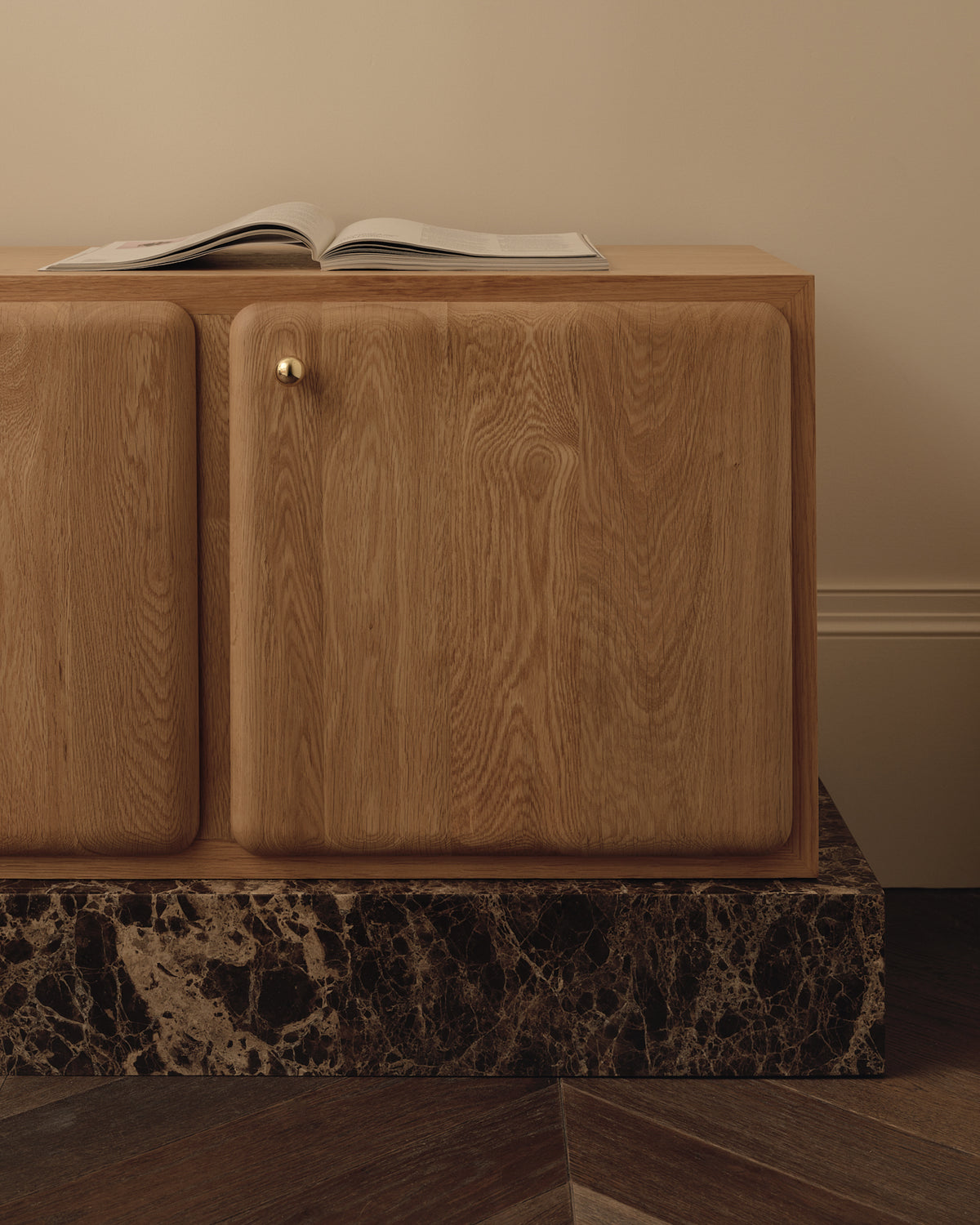 Soma Oak Medium Entertainment Unit (Unit only)