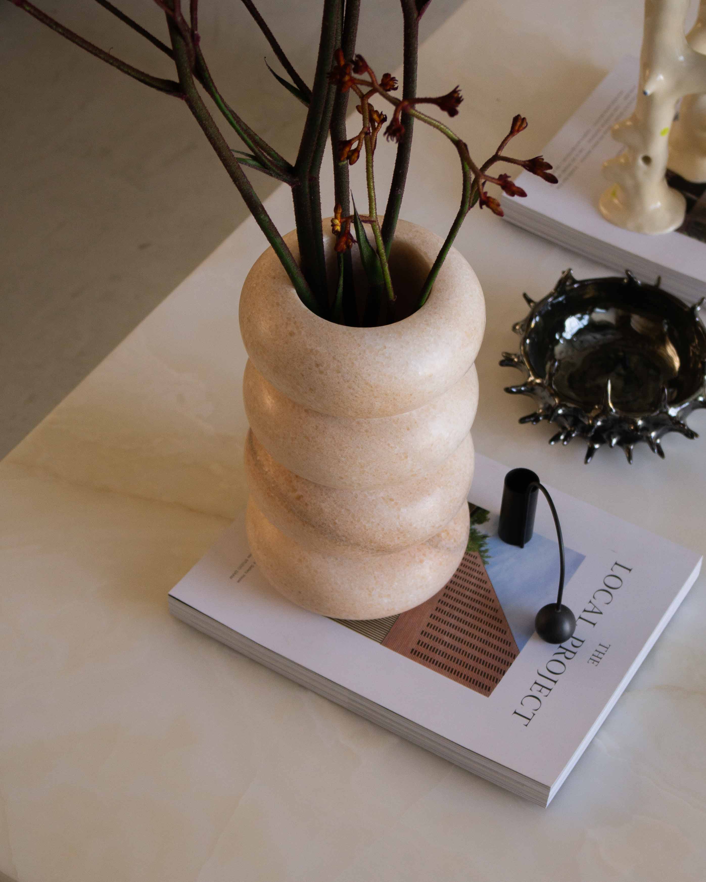 Cloud Vase Sunset Onyx Large Decor