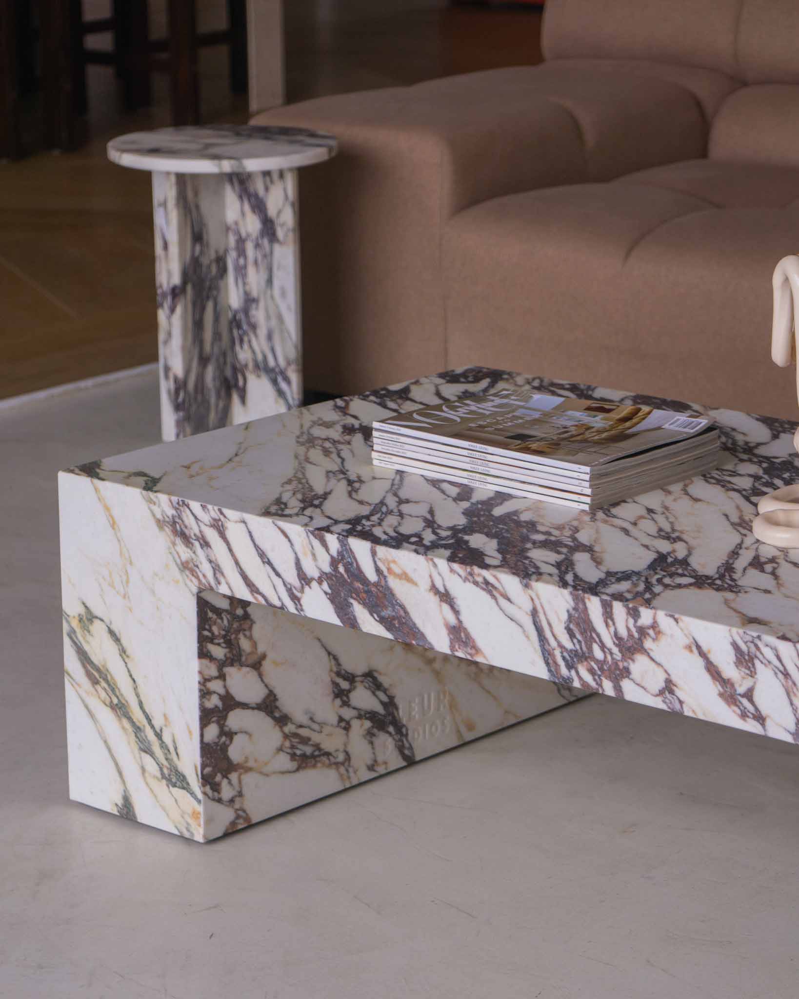 Cookie Abstract Calacatta Viola - Fleur Studios