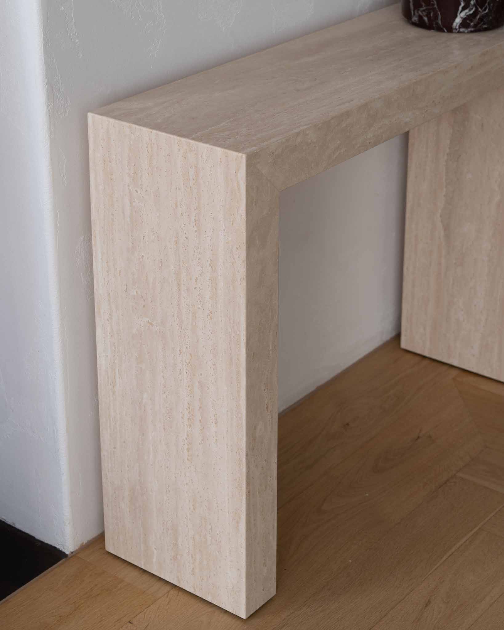 Petite Palm Cream Travertine - Fleur Studios