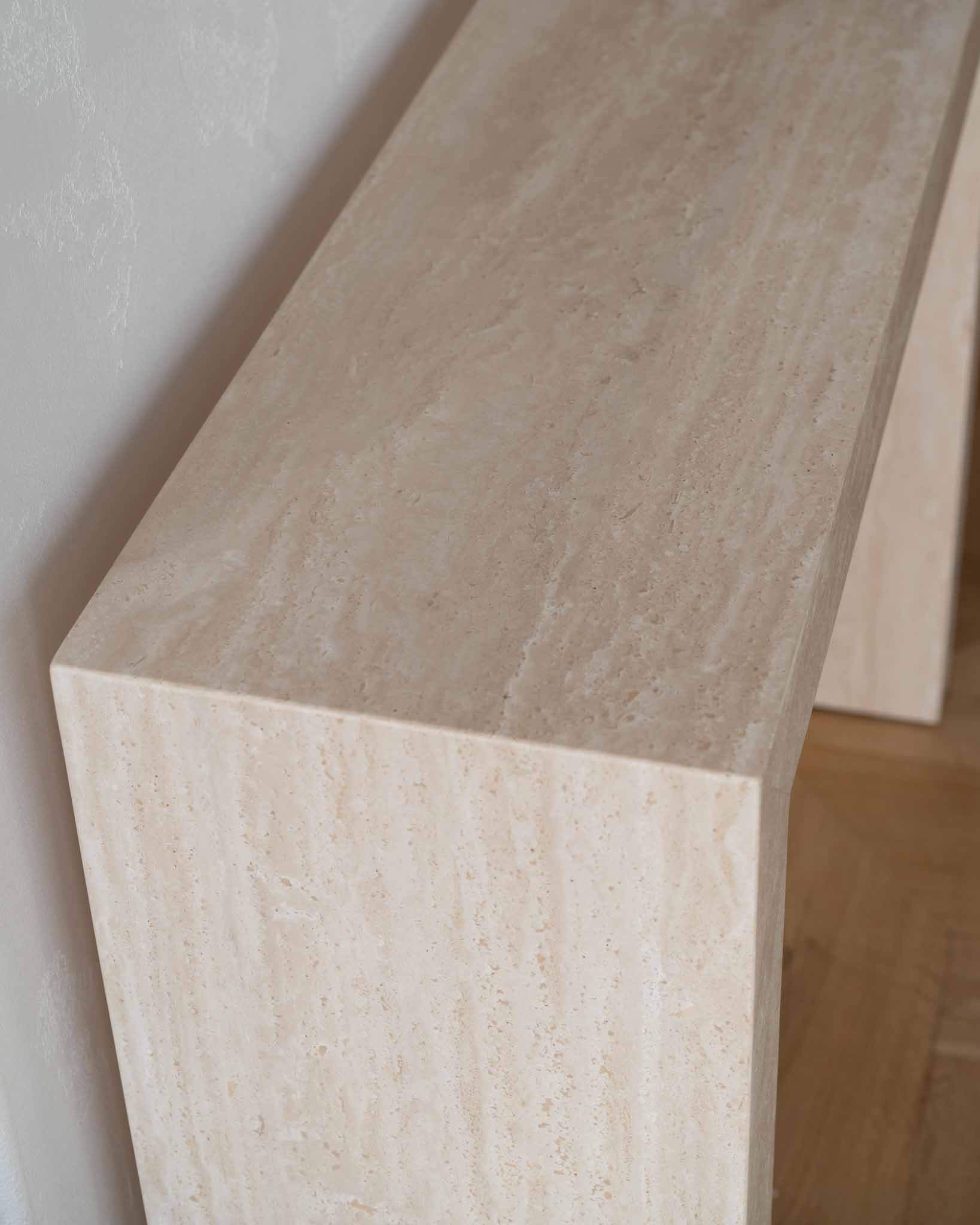 Petite Palm Cream Travertine - Fleur Studios