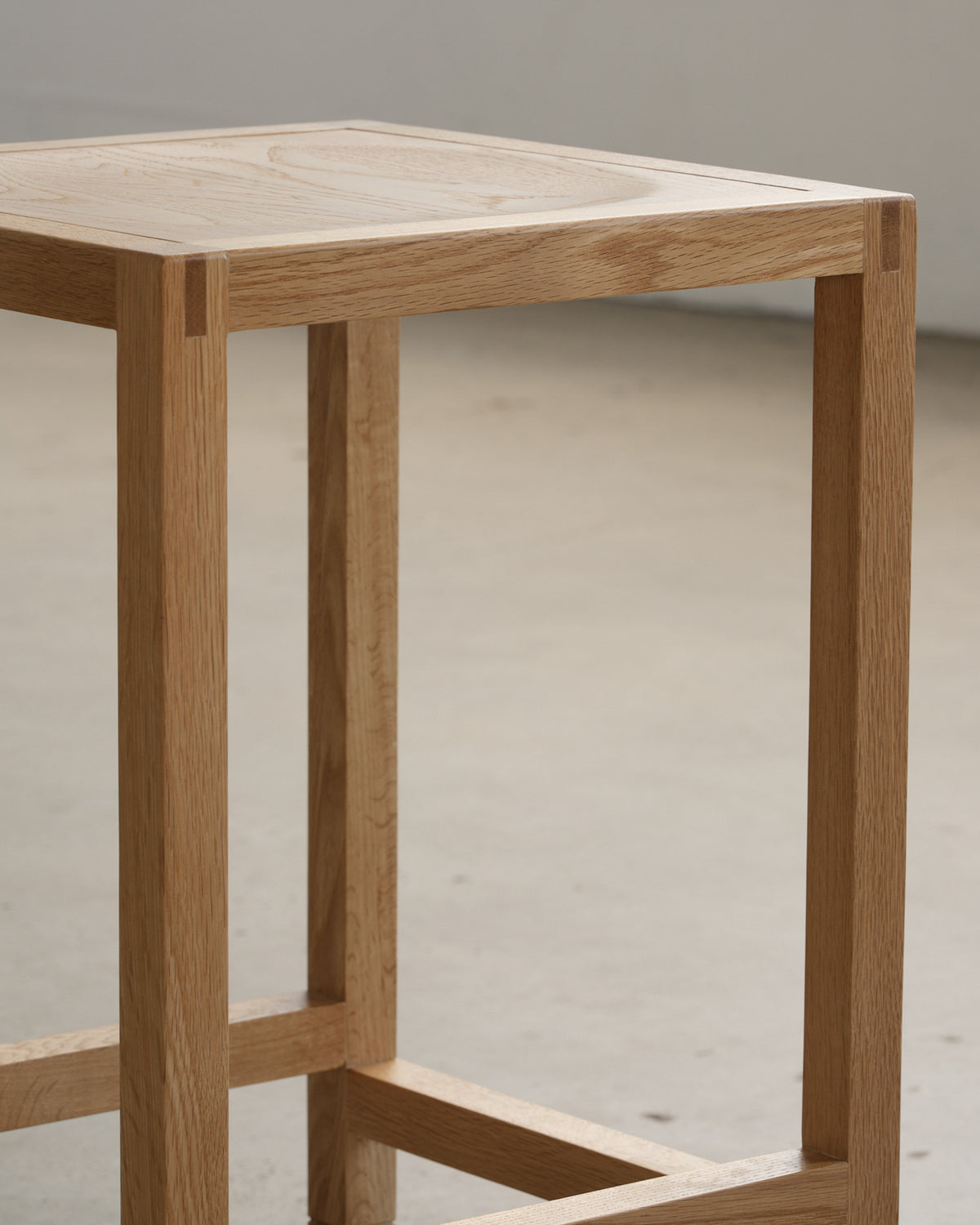 Carlo Oak Bar Stool