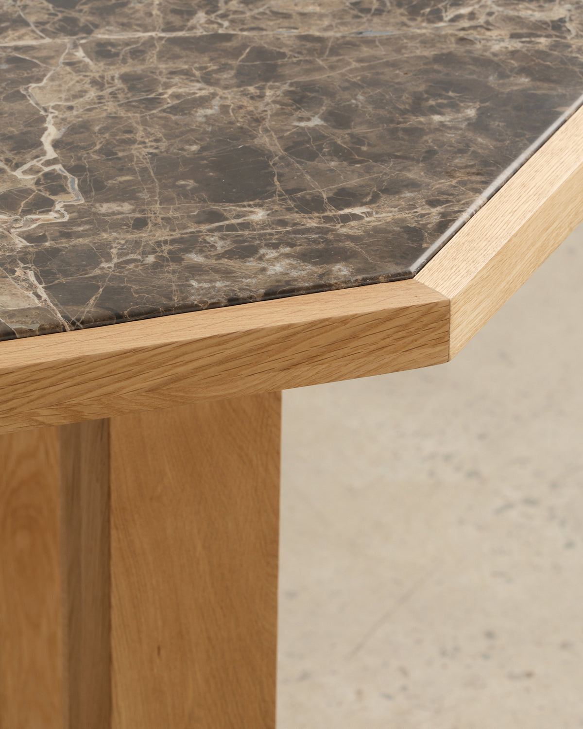 Carlo Oak Chocolate 120 Dining Table