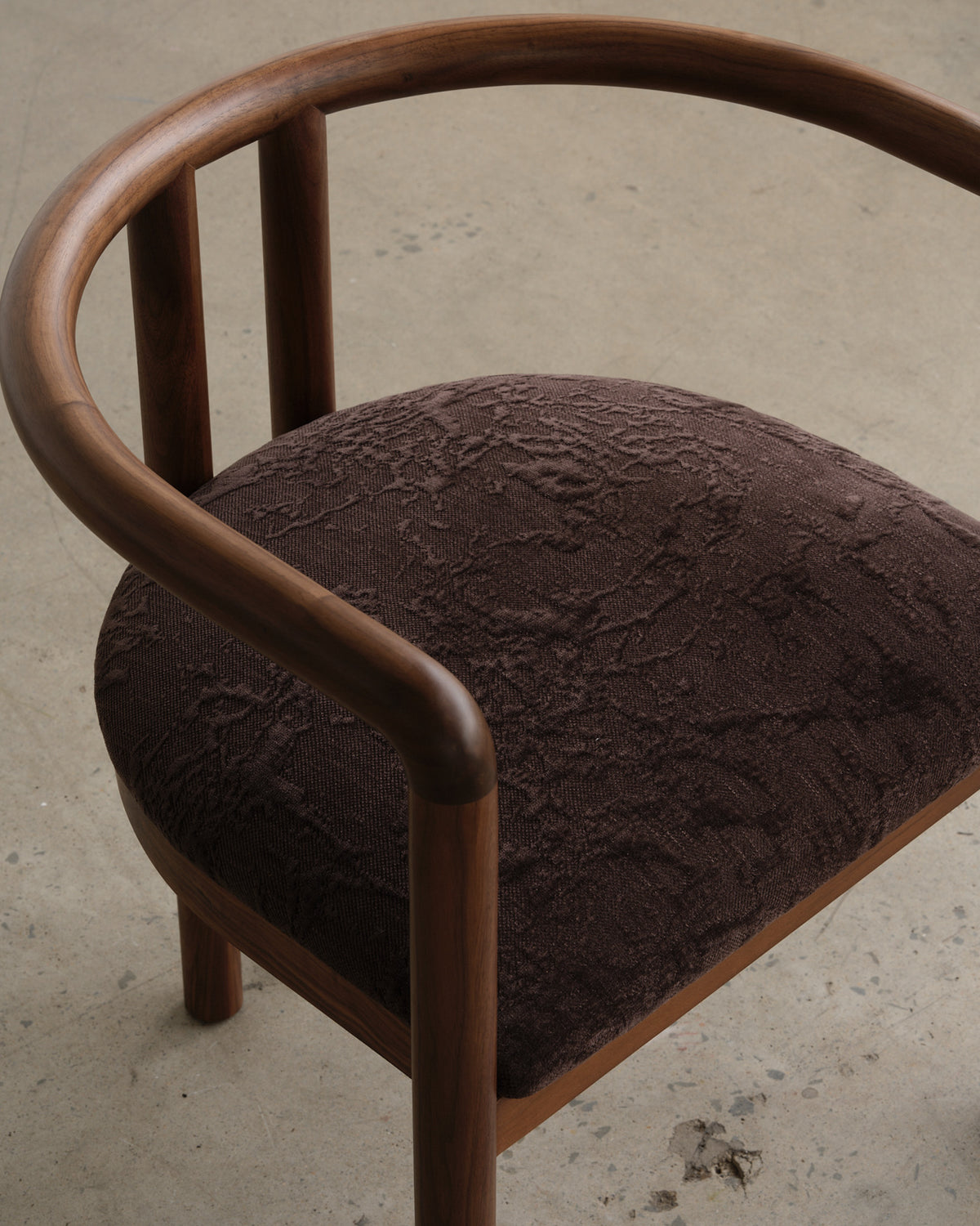Elio Walnut Carob Dining Chair