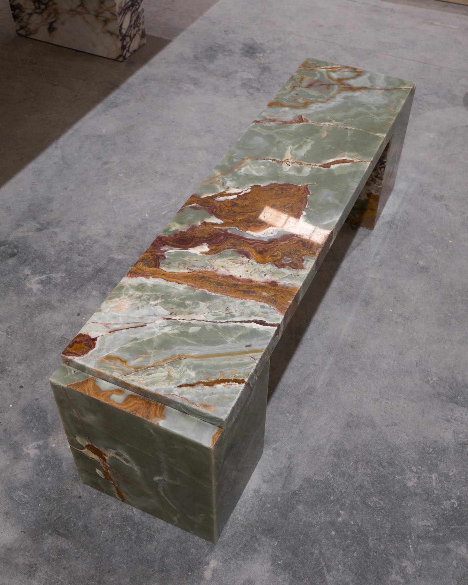 Abstract Bench Green Onyx