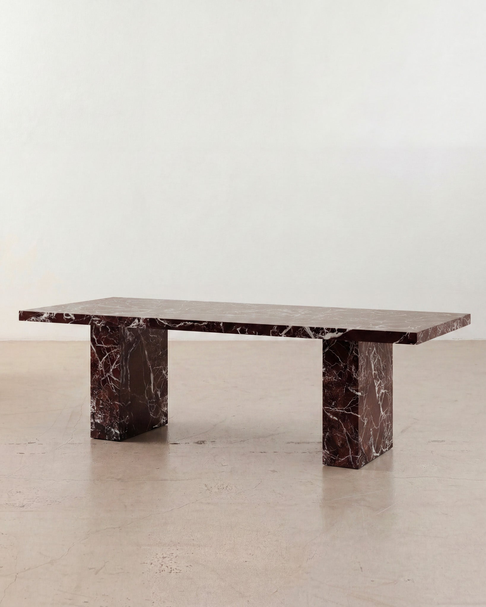 Rosa levanto marble dining table