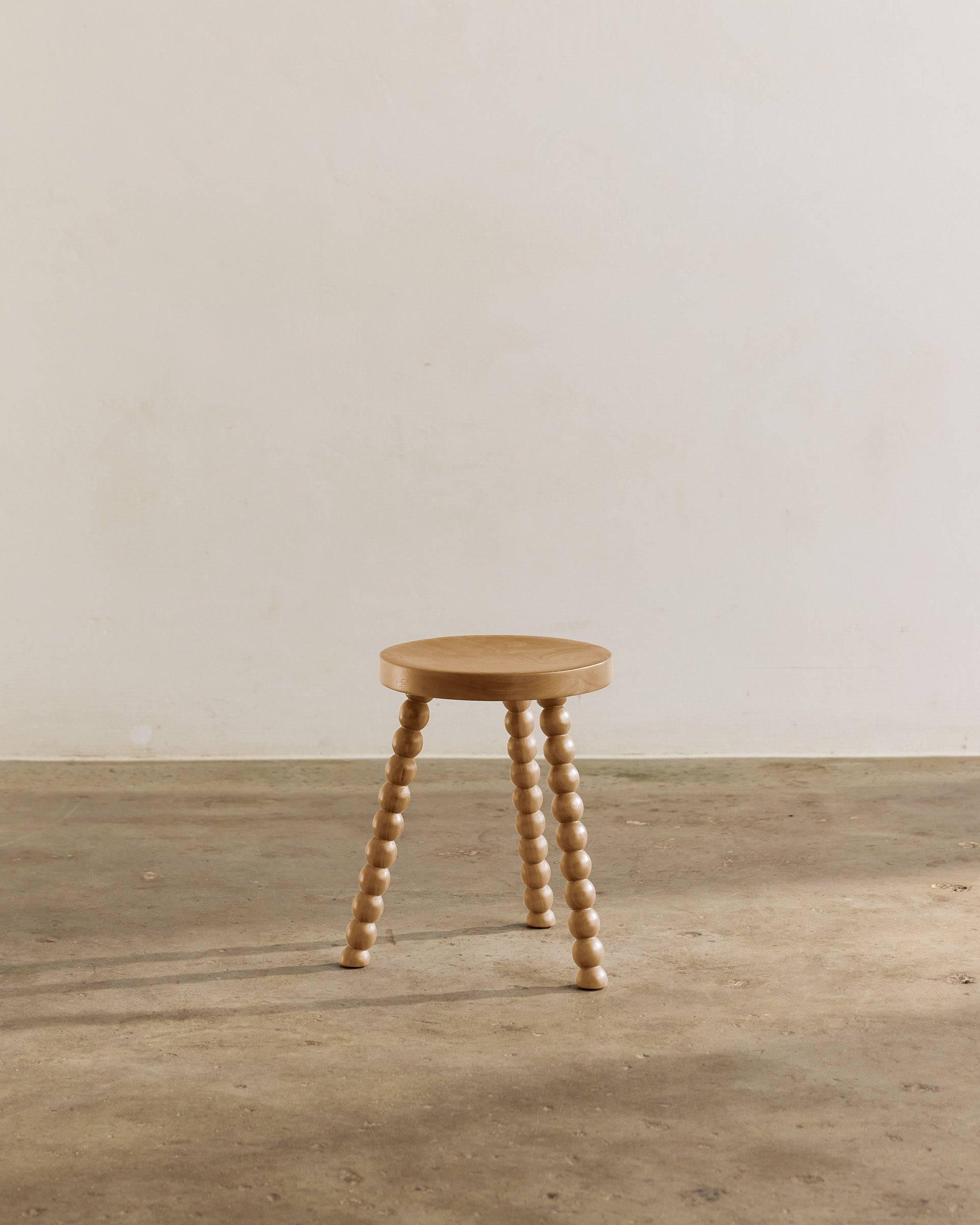 Cleo Small Oak Stool