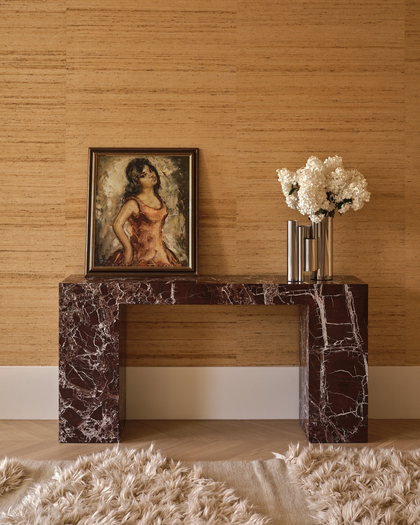 Cookie Abstract Medium Console Rosa Levanto Console Table