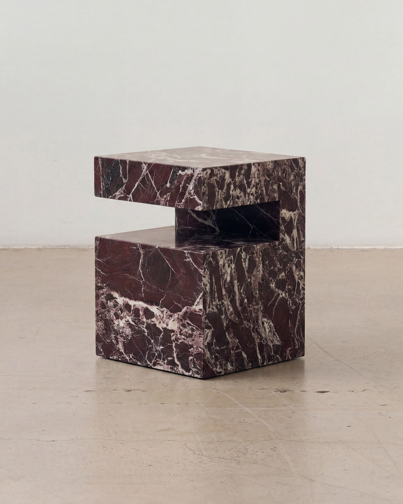Marble Side Table Rosa Levanto