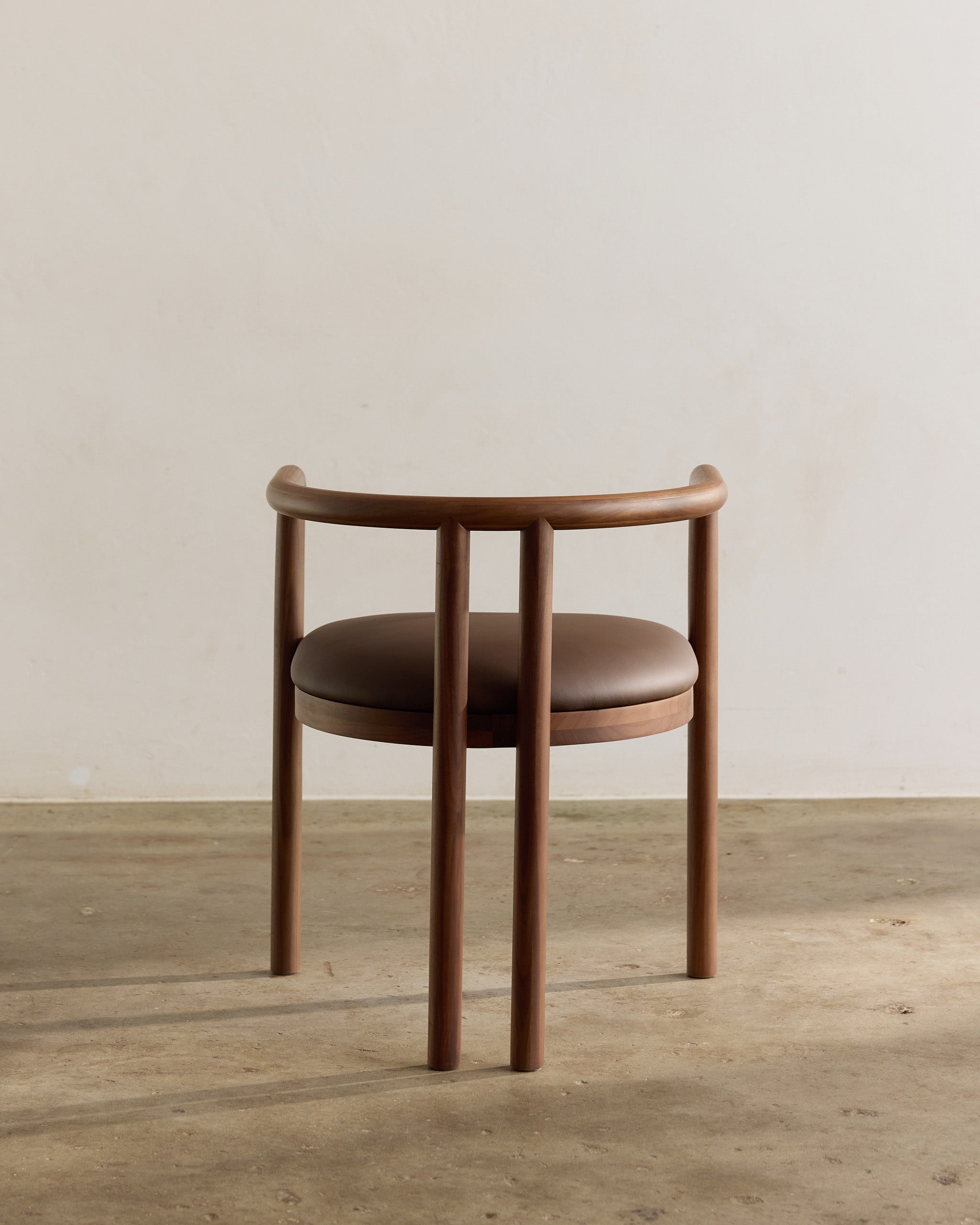 Elio Chocolate Walnut Dining Chair Chair