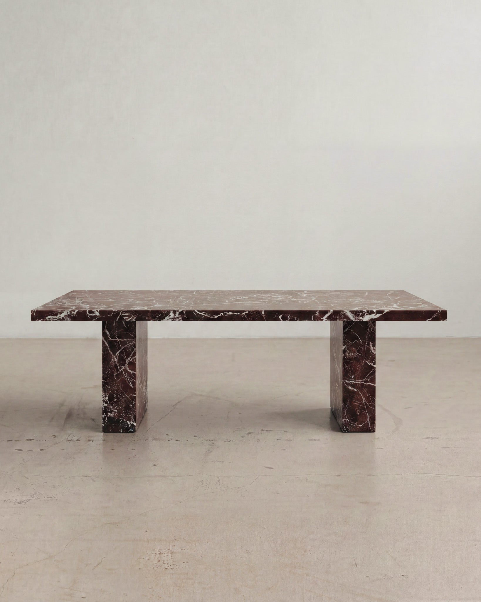 Rosa levanto marble dining table