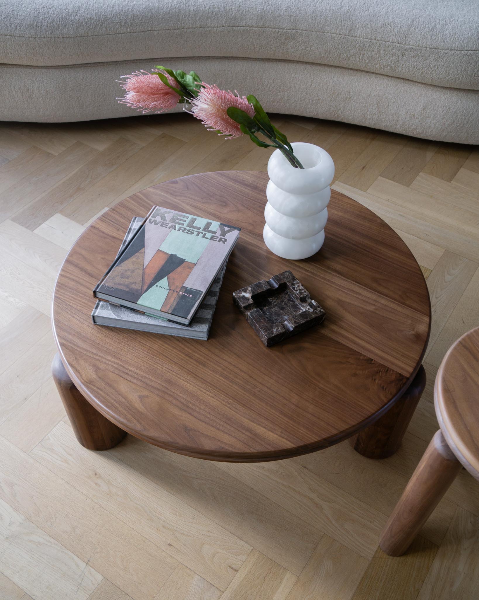 Bombola Walnut Coffee Table - Fleur Studios