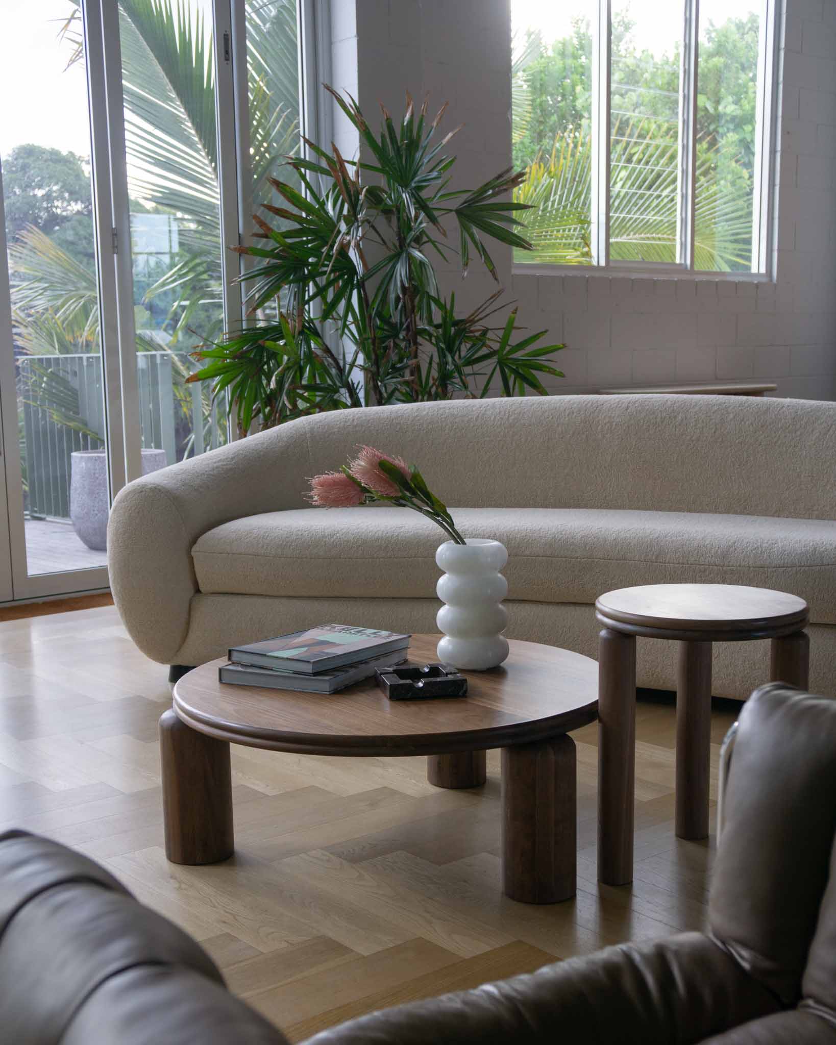 Bombola Walnut Coffee Table - Fleur Studios