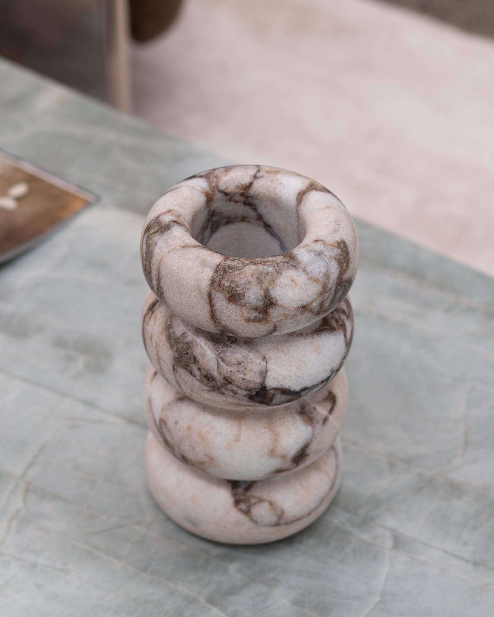 Cloud Vase Large Calacatta Nero Decor