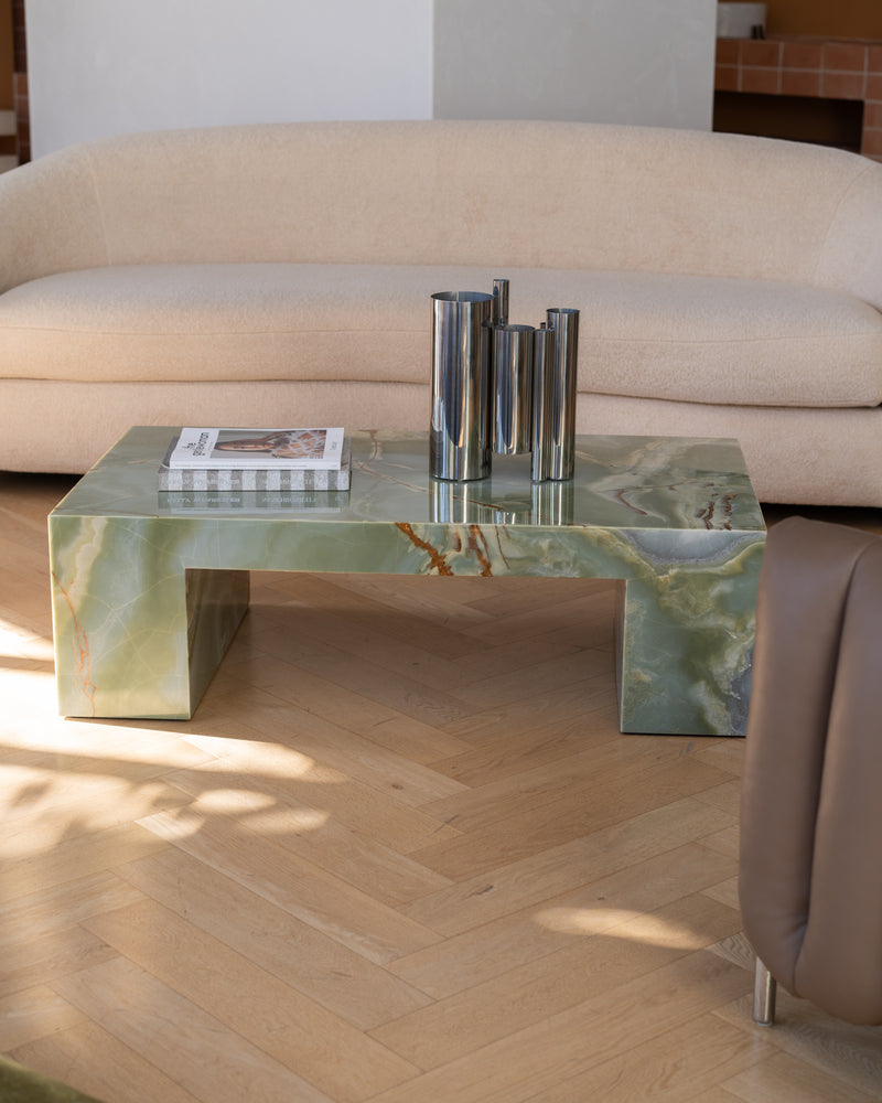 X&Y Metallic Berries Floor Table - Green