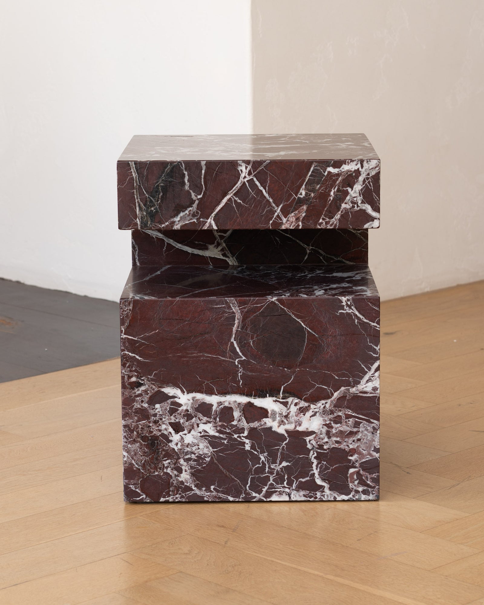 Cookie Marble Side Table - Rosa Levanto | Fleur Studios