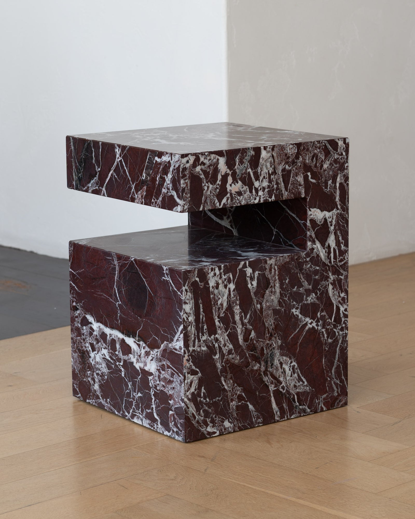 Cookie Marble Side Table - Rosa Levanto | Fleur Studios
