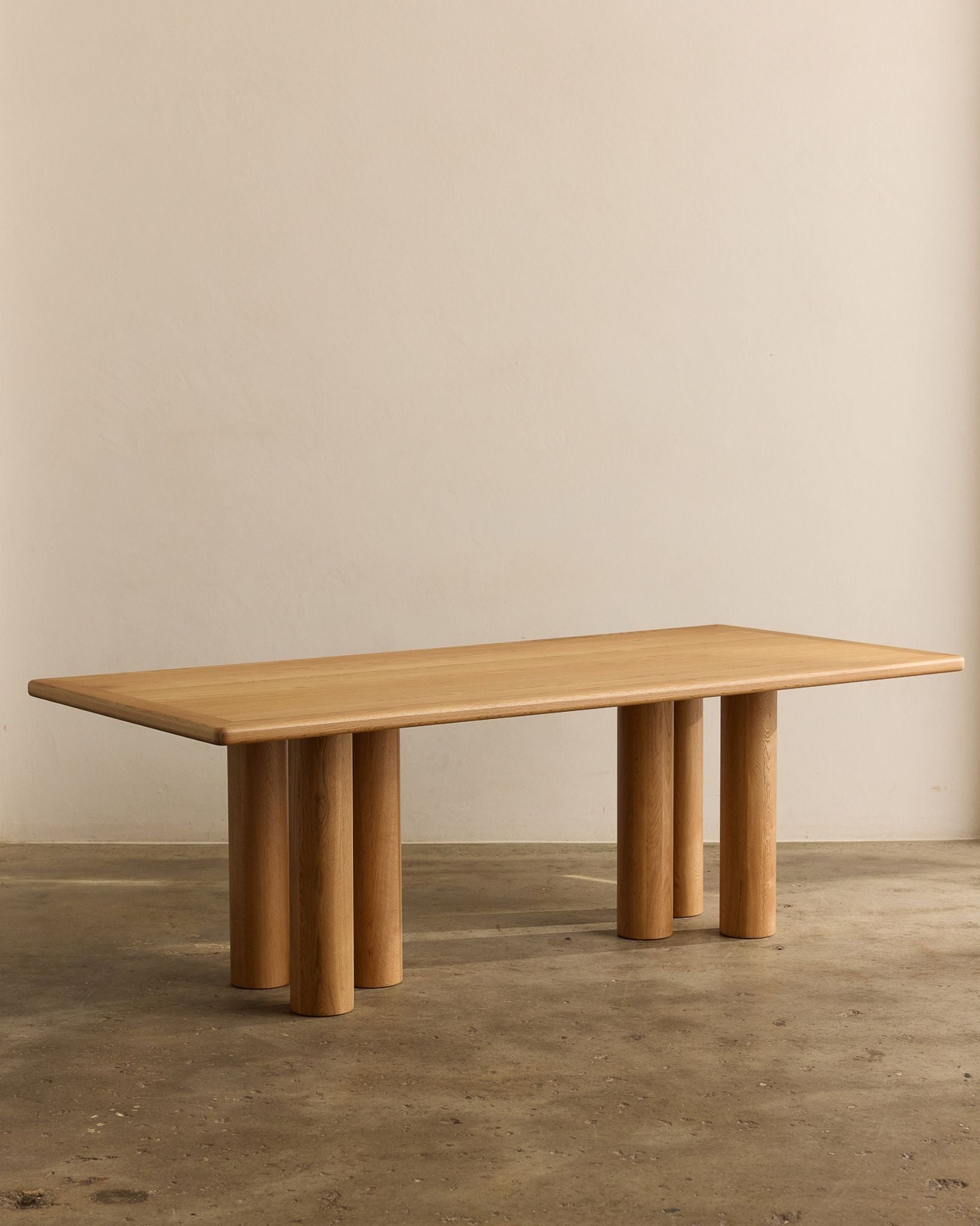 Rectangle oak dining table