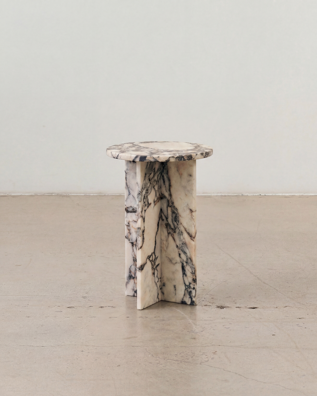 Franca Calacatta Nero Side Table