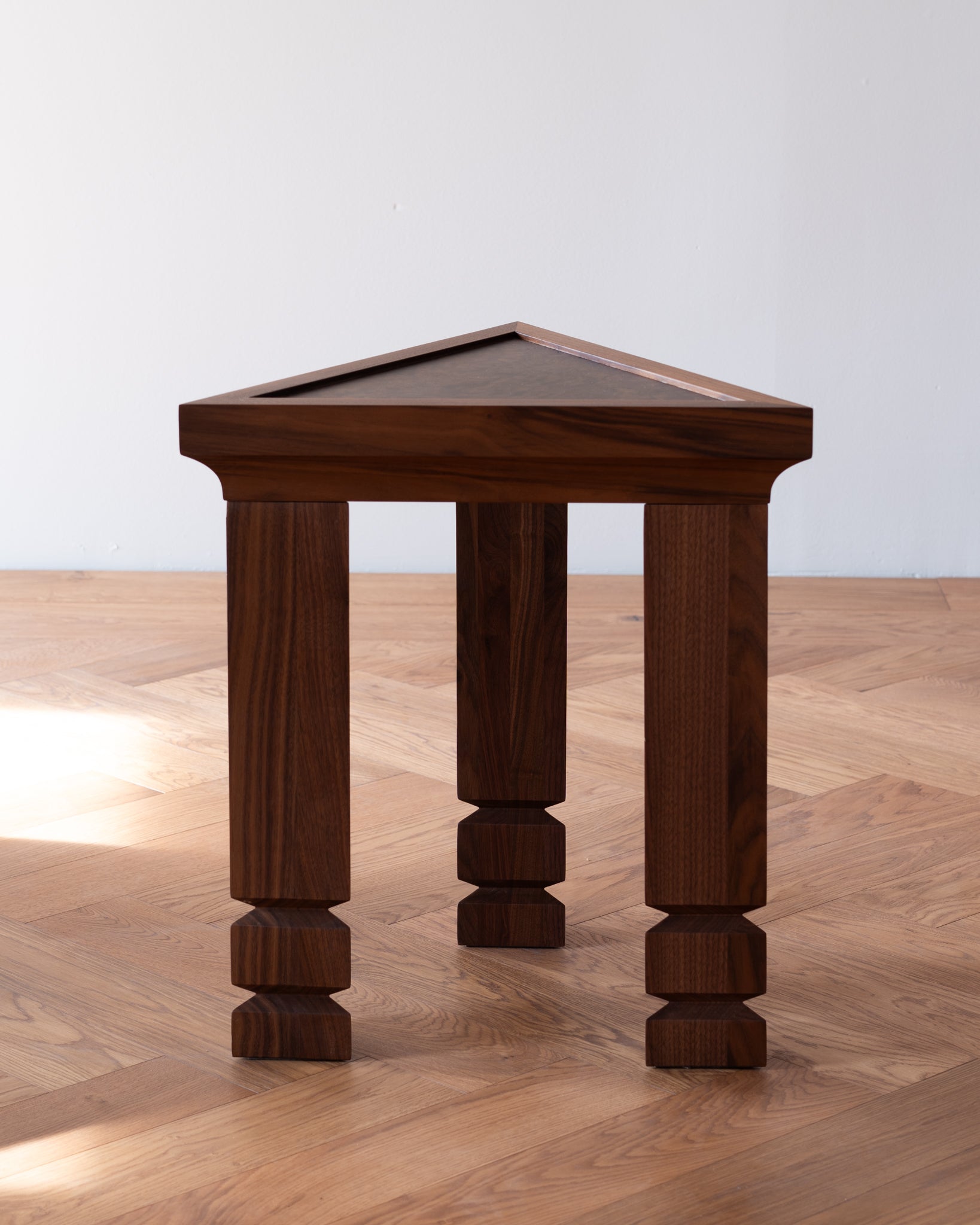 Maya Walnut Burl Side Table