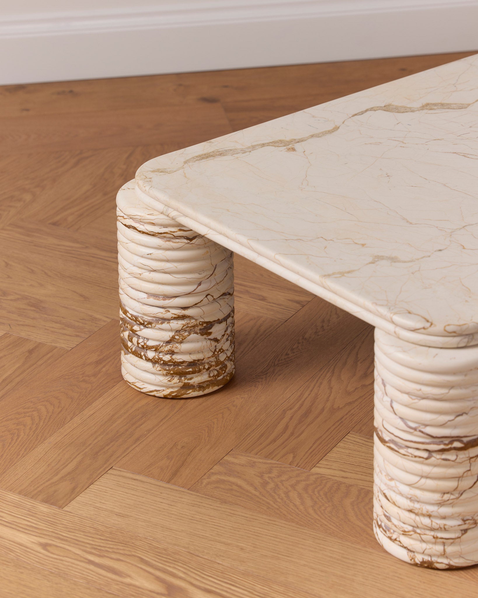 Nervado Large Rectangle Coffee Table Honeycomb