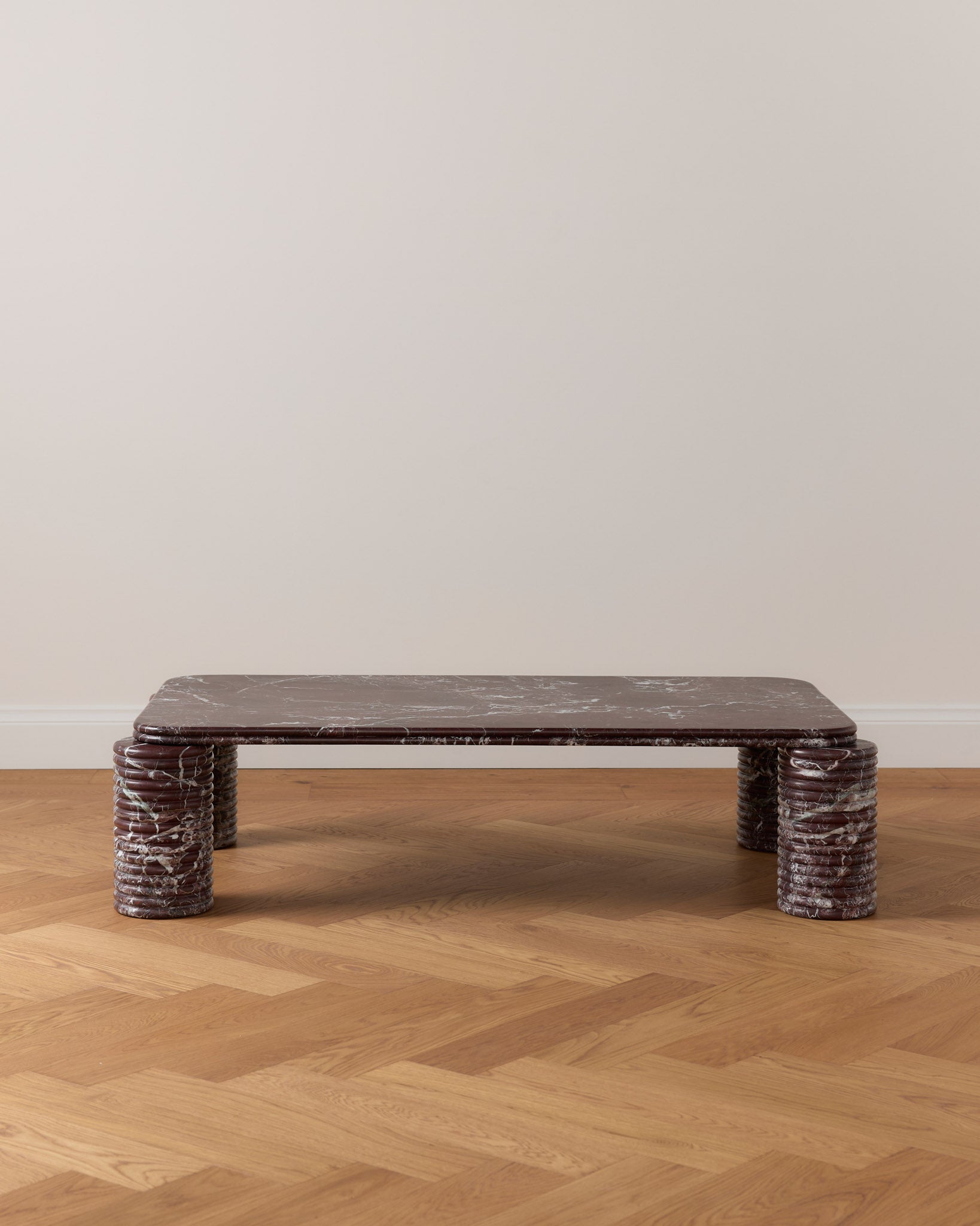 Nervado Large Rectangle Coffee Table Rosa Levanto