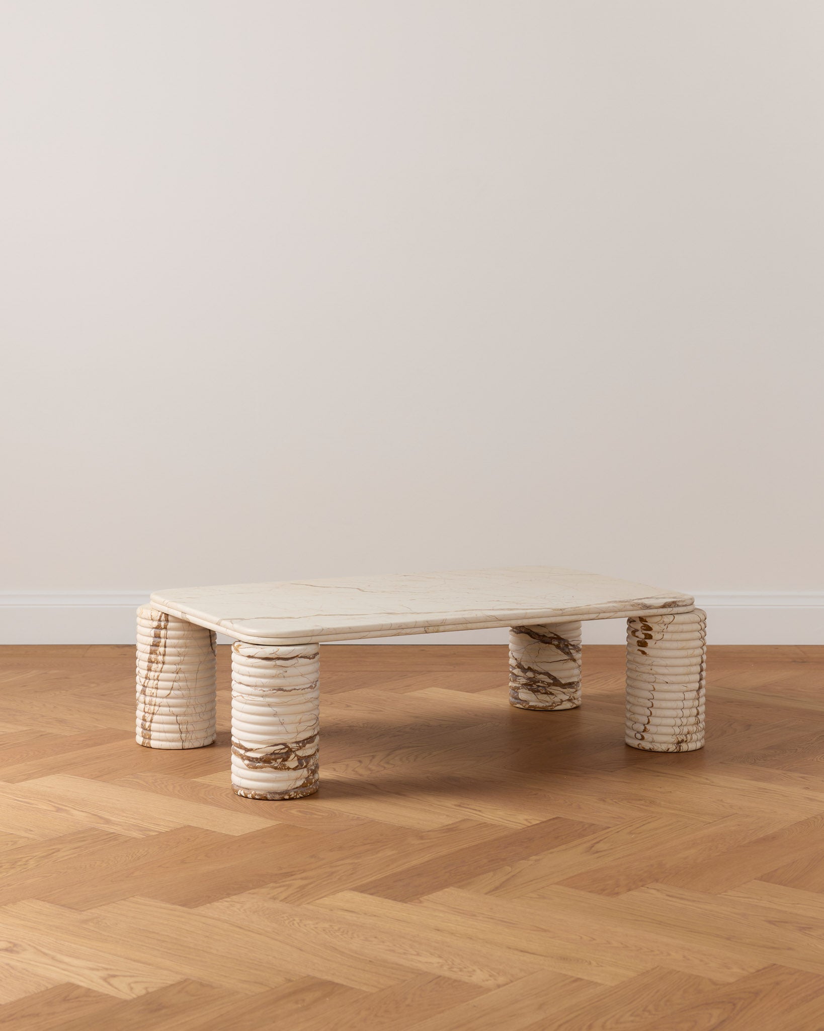 Nervado Medium Rectangle Coffee Table Honeycomb