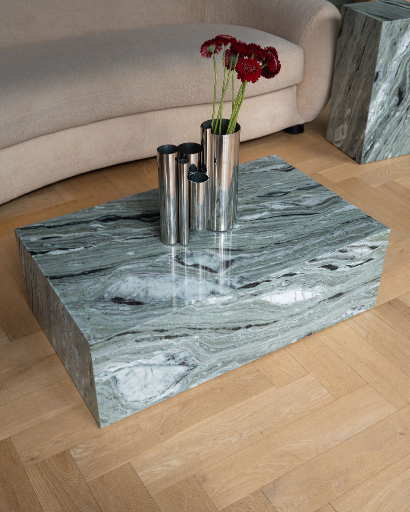 Plinth Coffee Table Jade Green