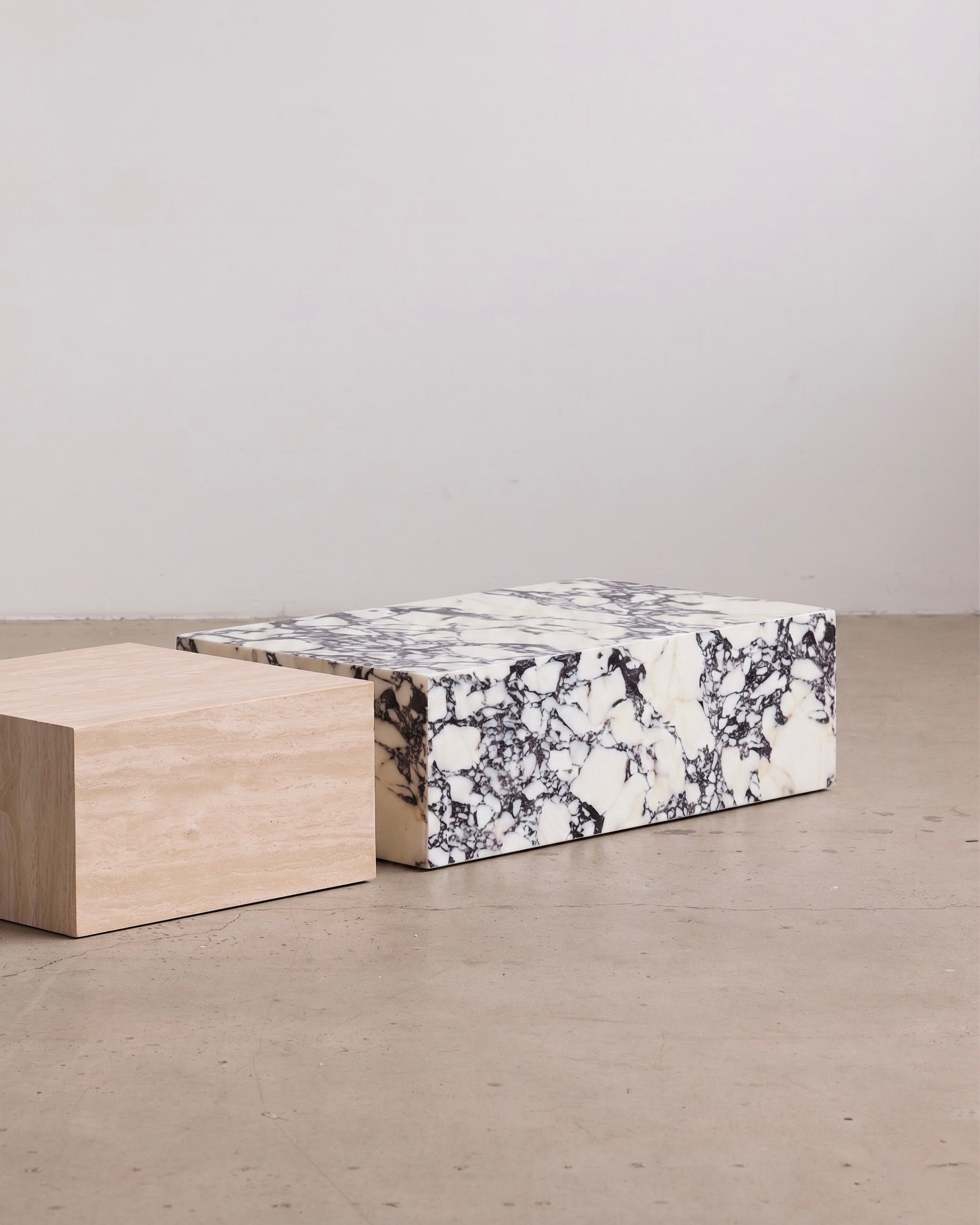 Plinth Calacatta Viola Coffee Table Coffee Table