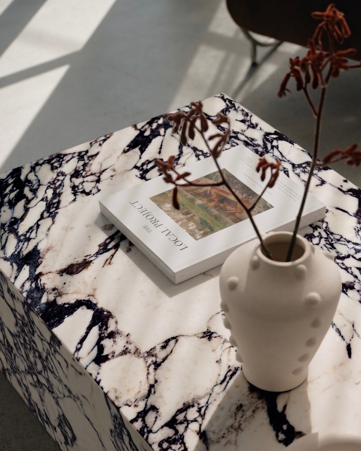 Plinth Calacatta Viola Coffee Table