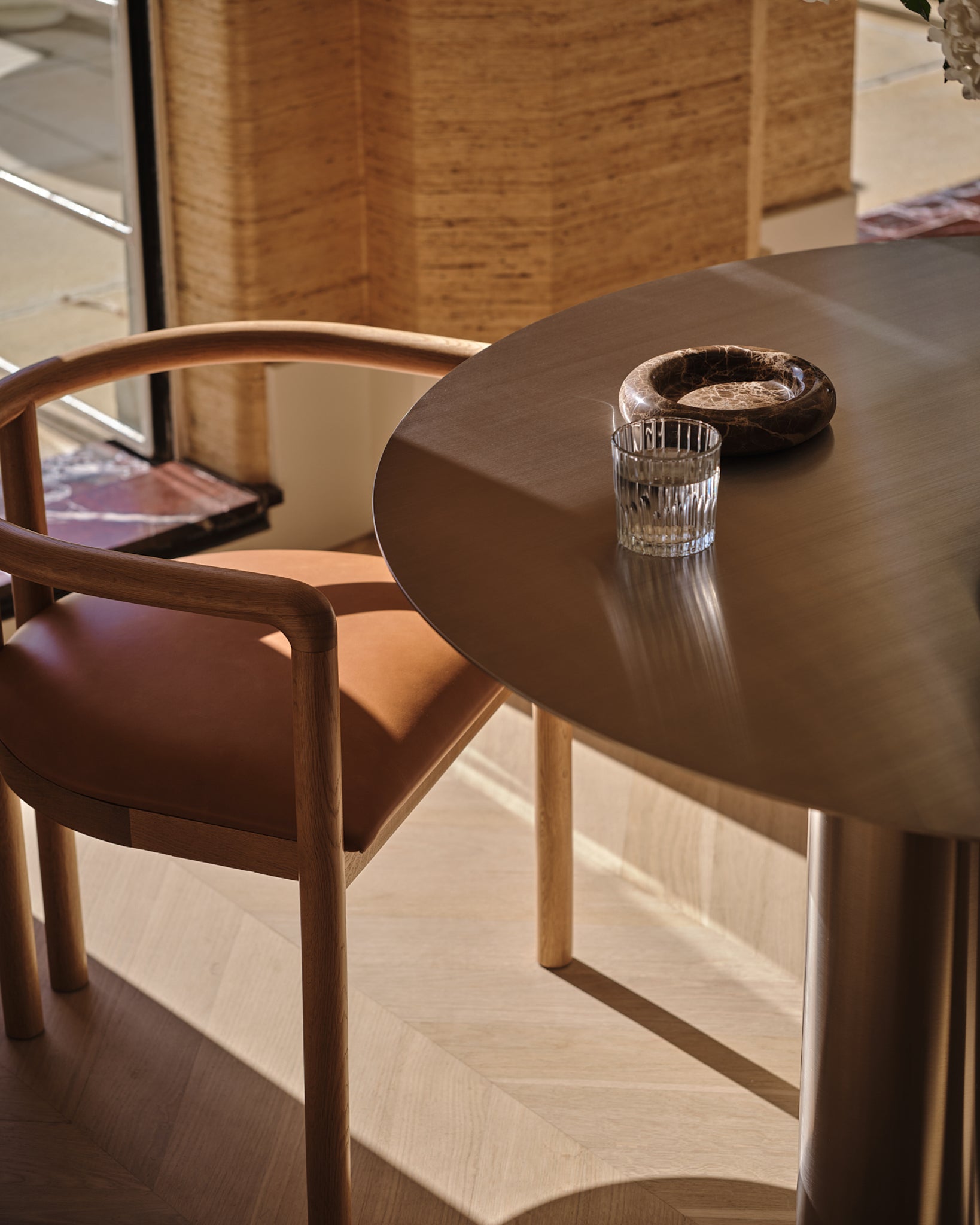 Elio Caramel Oak Dining Chair Chair