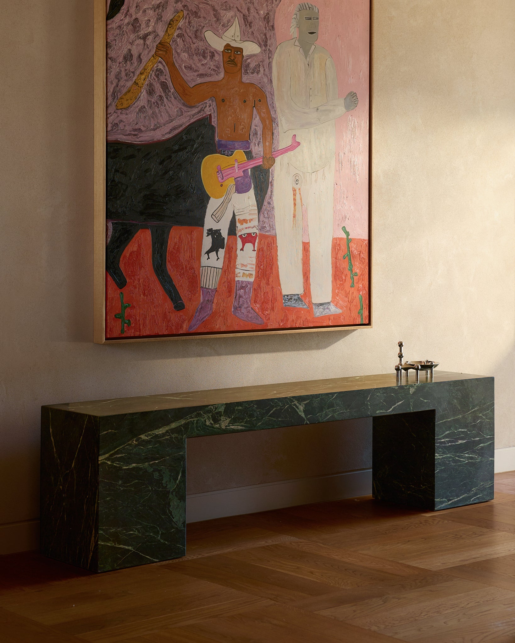 Cookie Abstract Low Console Verde