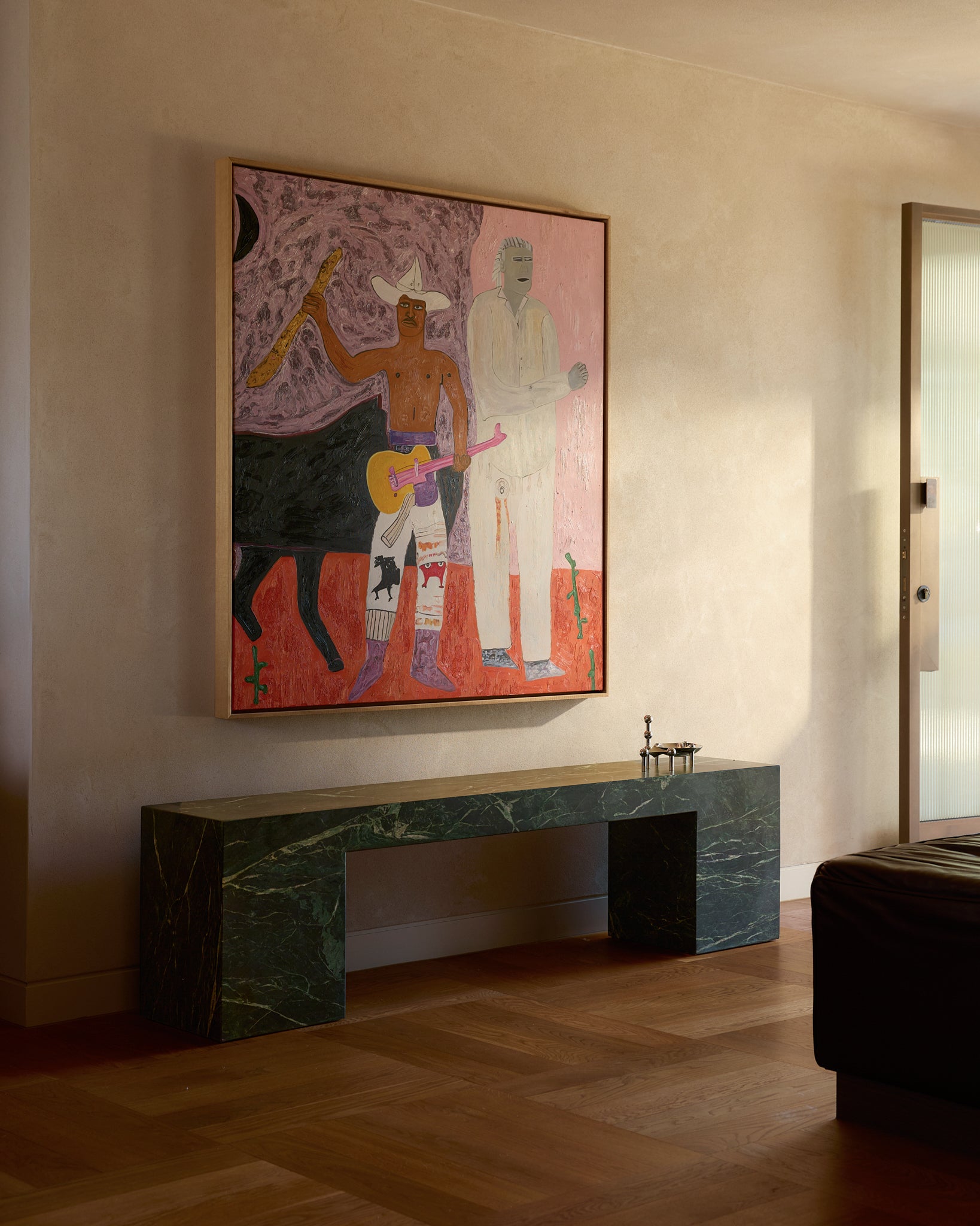 Cookie Abstract Low Console Verde