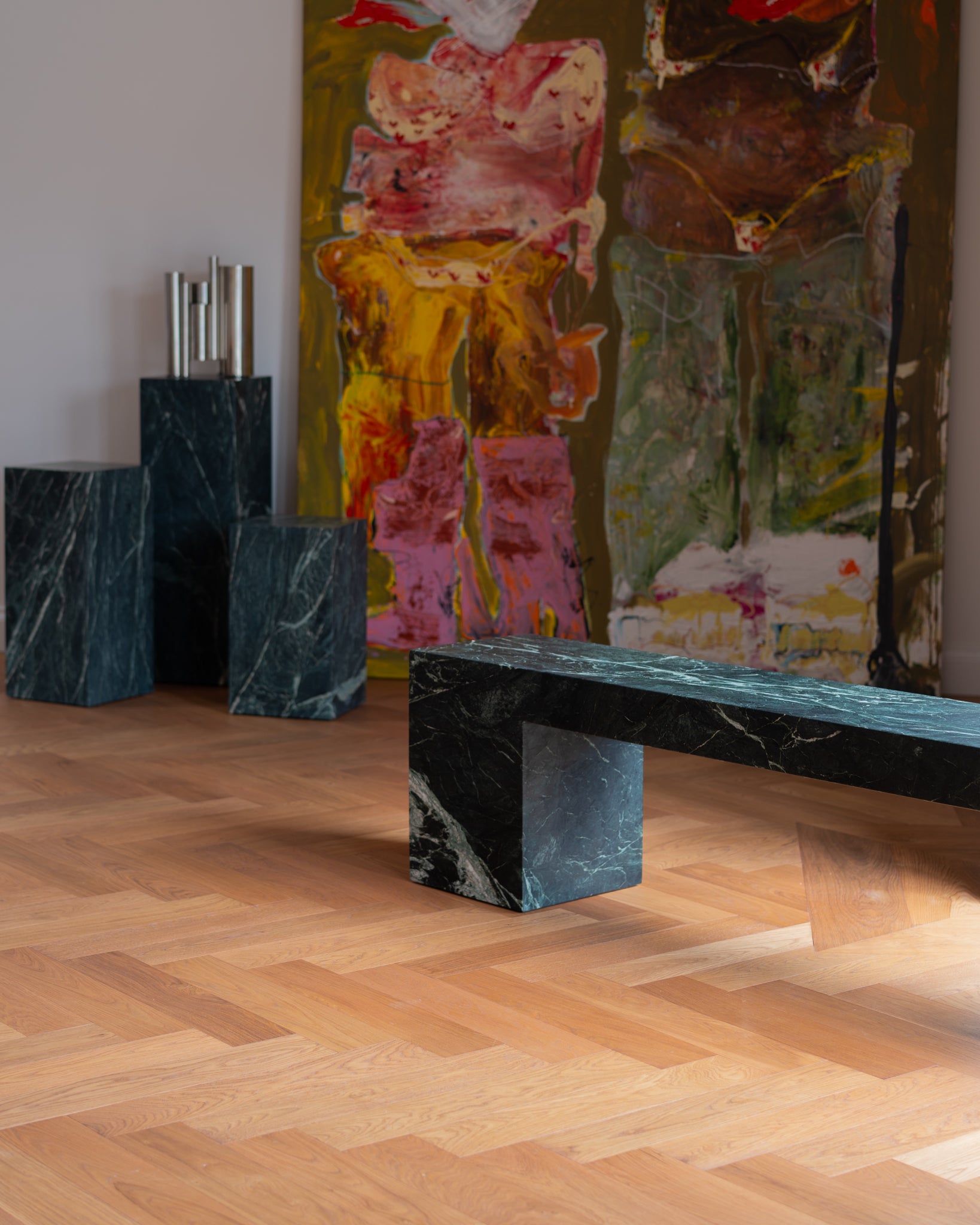 Cookie Abstract Low Console Verde