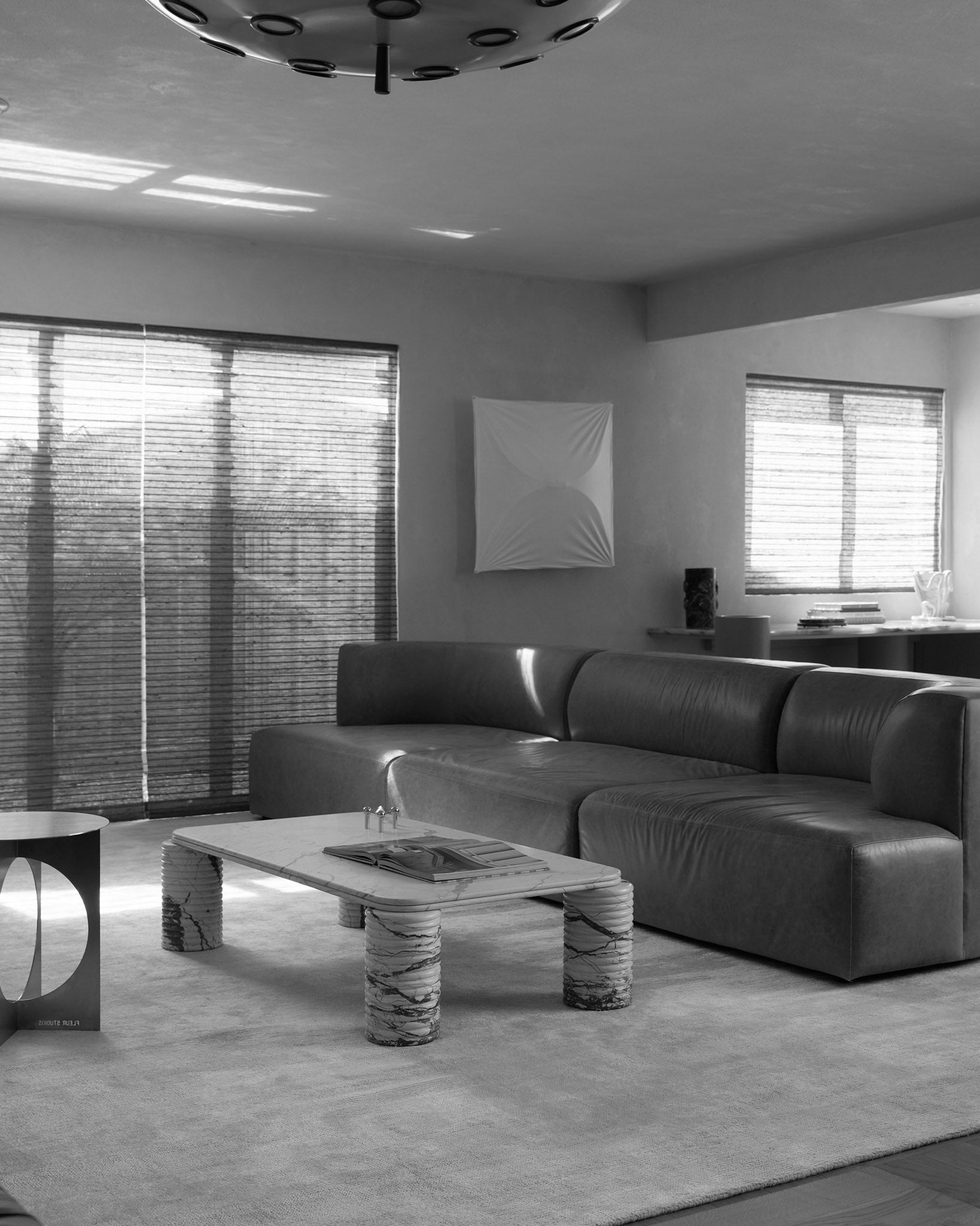 Nervado Large Rectangle Coffee Table Rosa Levanto