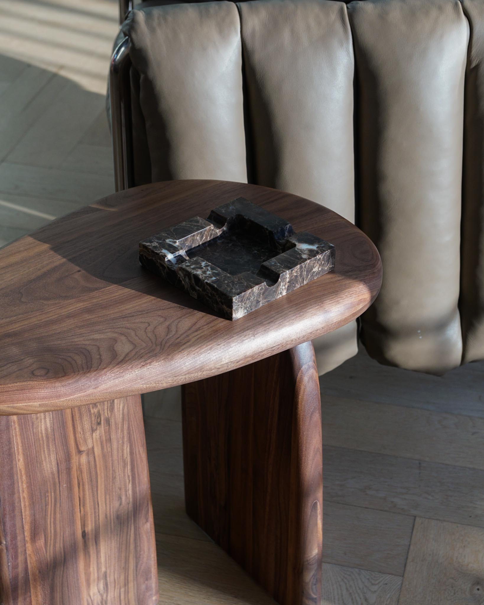 Marble Ashtray Chocolate - Fleur Studios