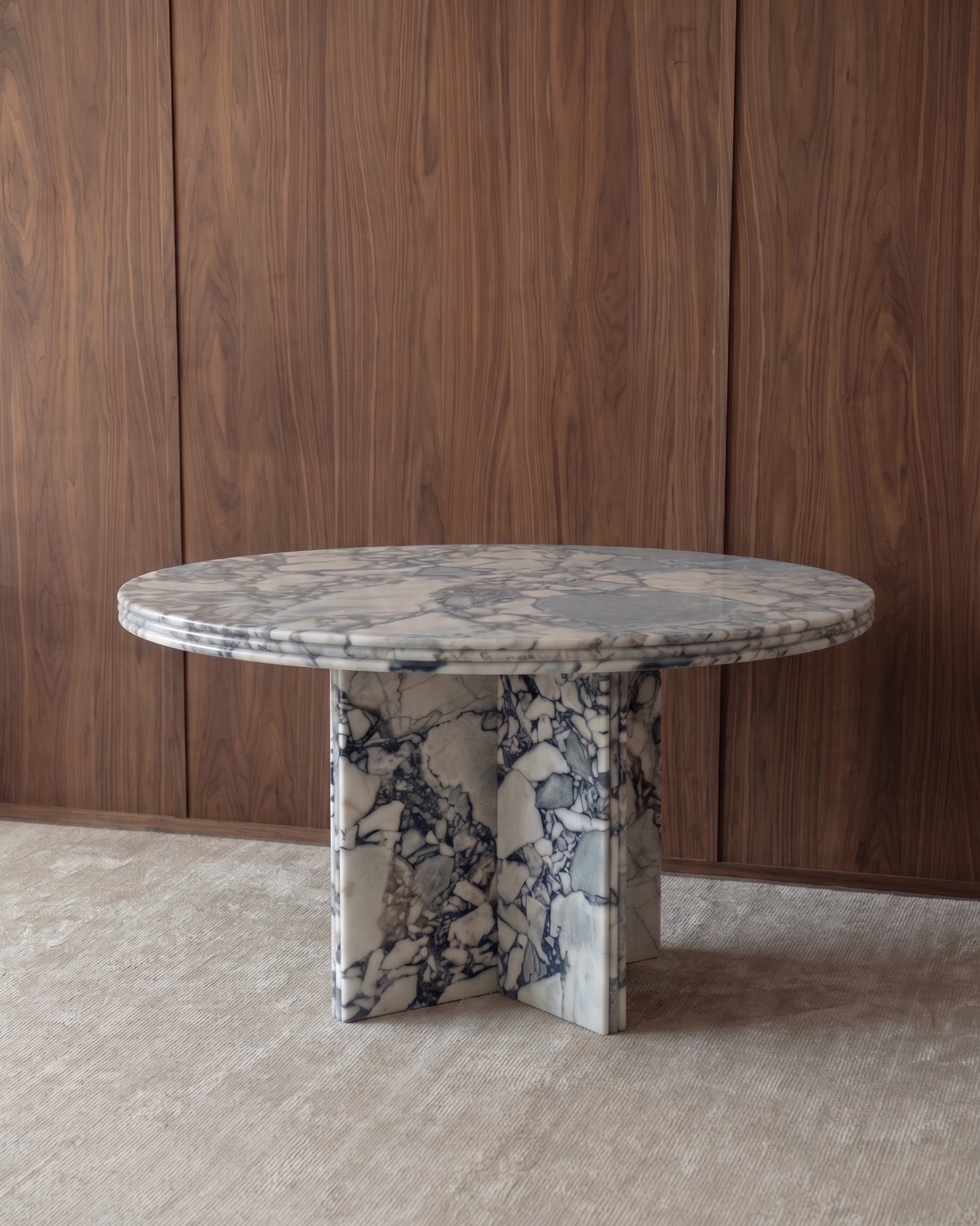 Franca Calacatta Nero 120 Dining Table