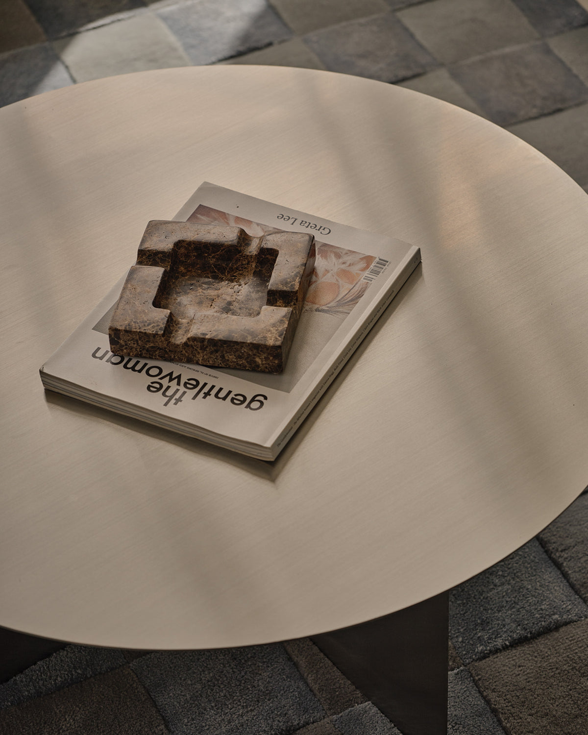 Marble Ashtray Chocolate
