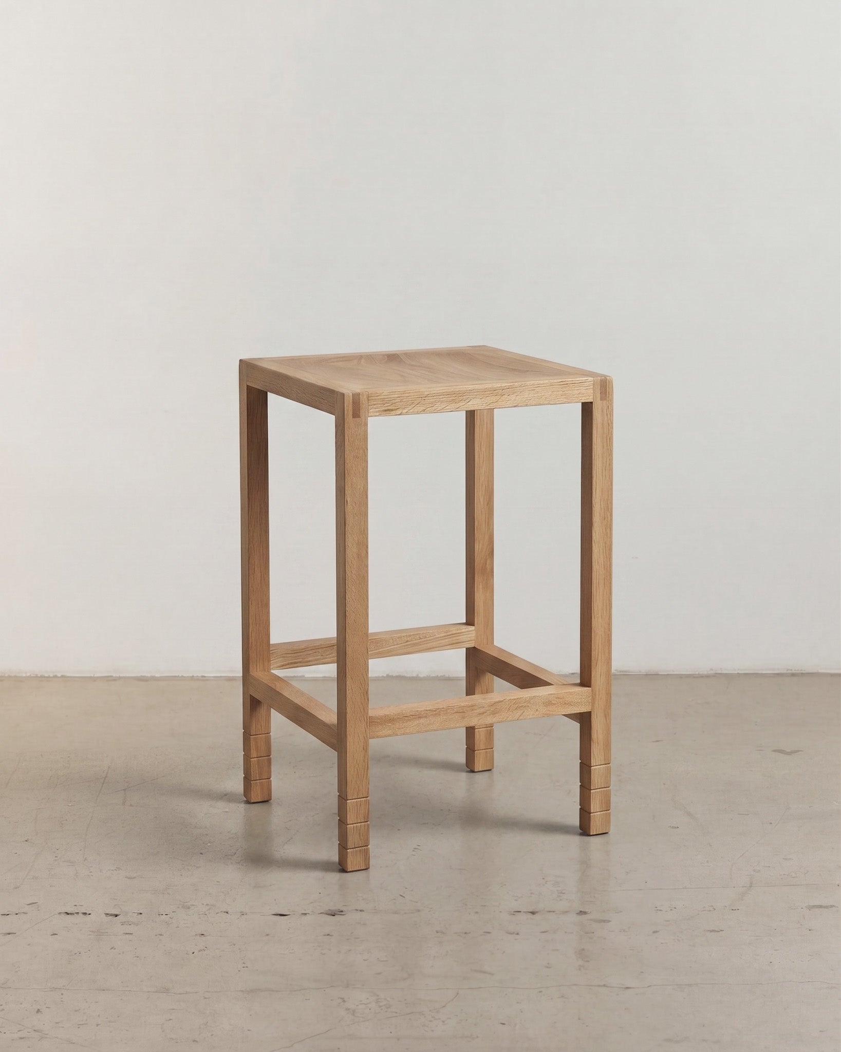 Carlo Oak Bar Stool