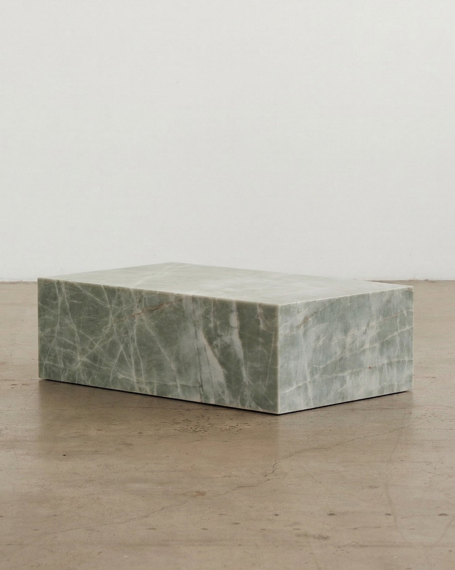Plinth Coffee Table Esmeralda Quartzite Coffee Table