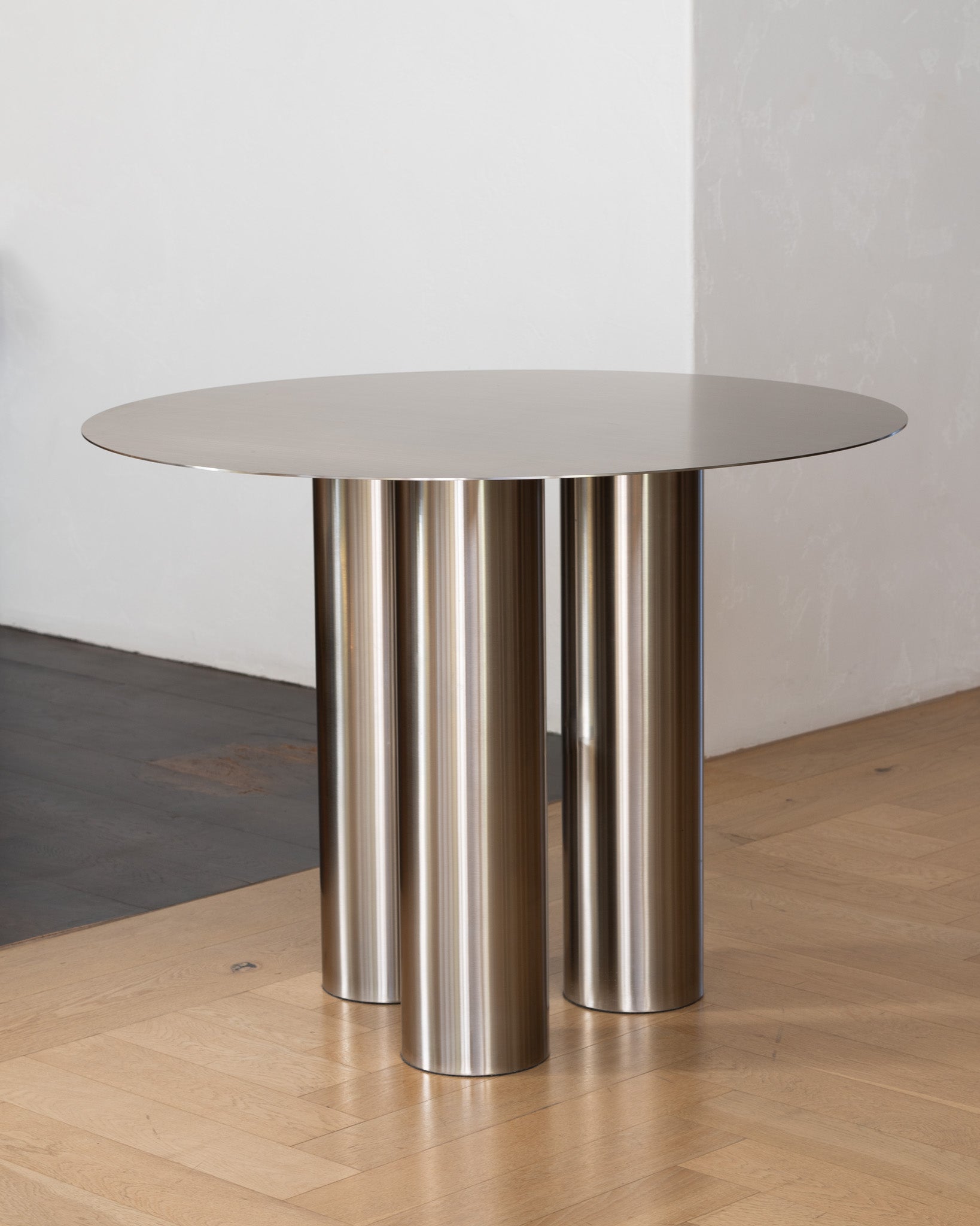 SS-DIN03BR 100 Stainless Steel Dining Table