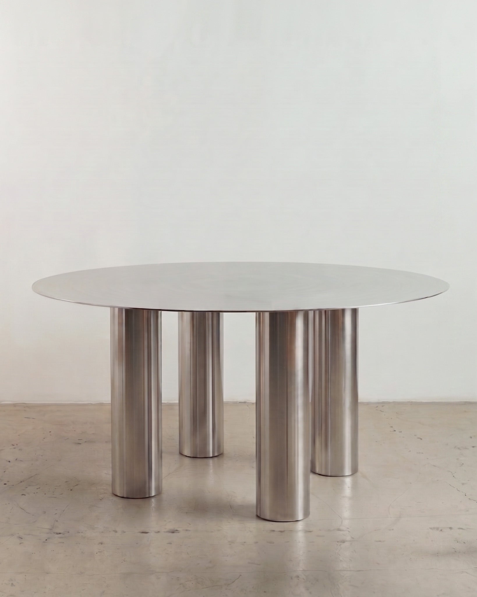 SS-DIN03BR 145 Stainless Steel Dining Table