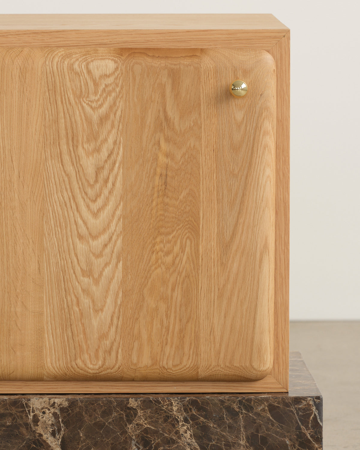 Soma Oak Bedside Table Left Door