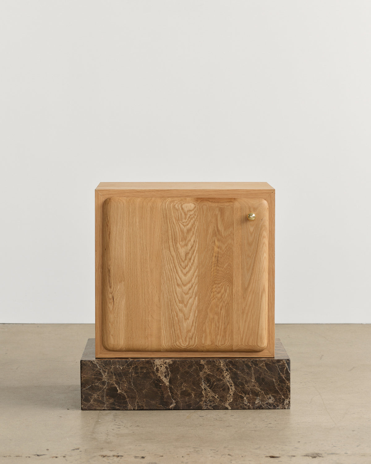 Soma Oak Bedside Table Left Door