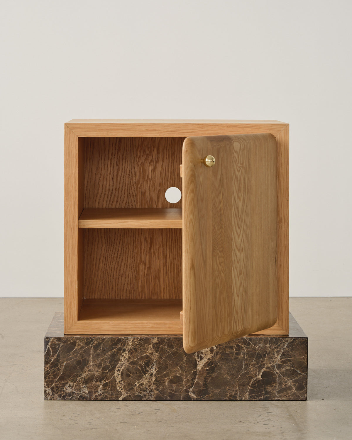 Soma Oak Bedside Table Right Door