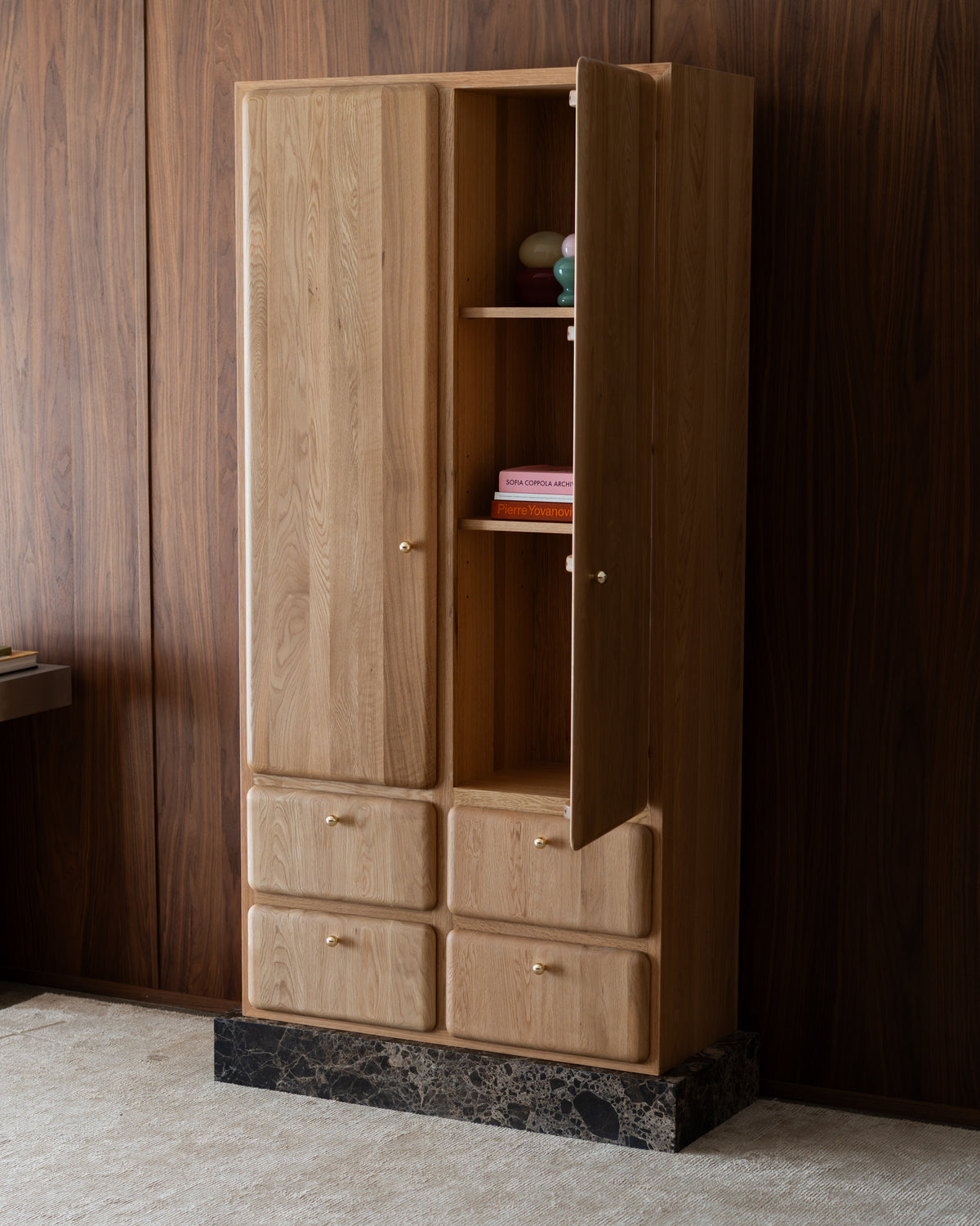 Soma Oak Tall Cabinet (Unit only)