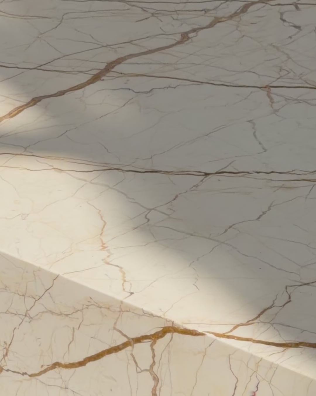 Close up of honeycomb marble