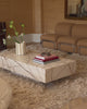 Large honeycomb marble coffee table product video