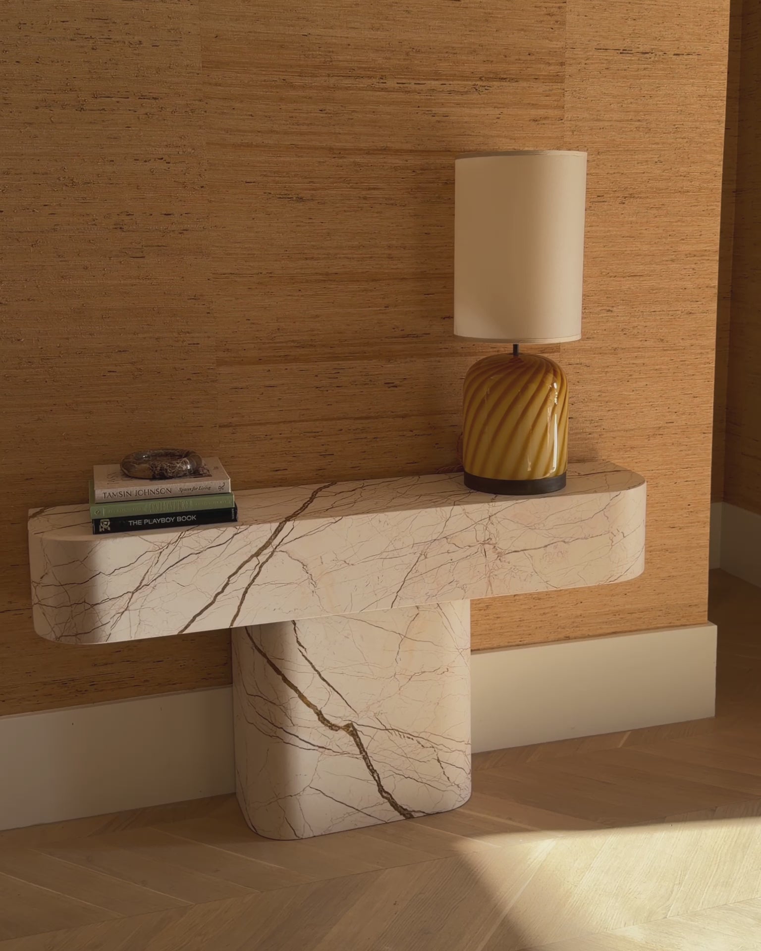 Marble console table