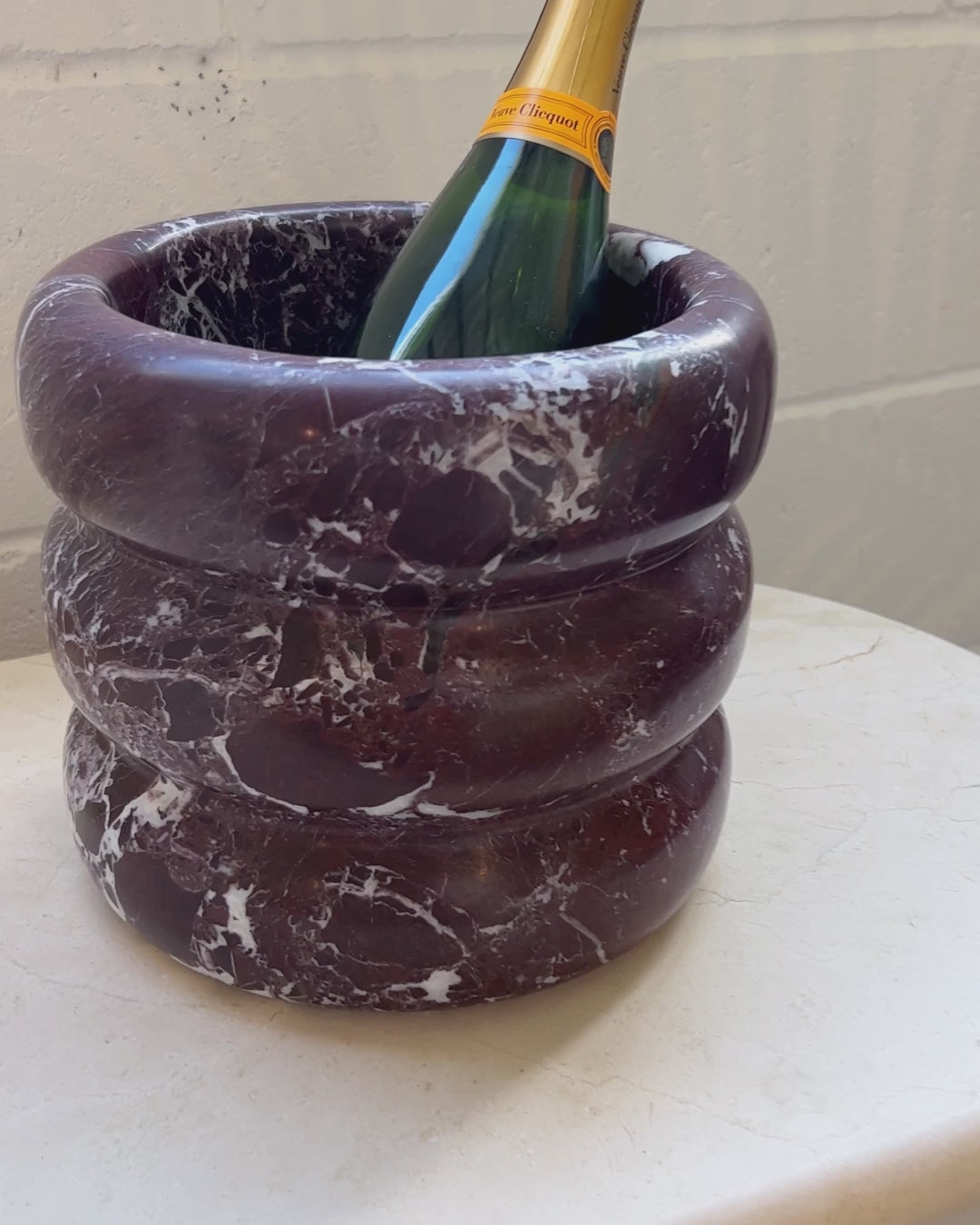  Marble Vase / Cloud Champagne Cooler – Decor | Fleur Studios